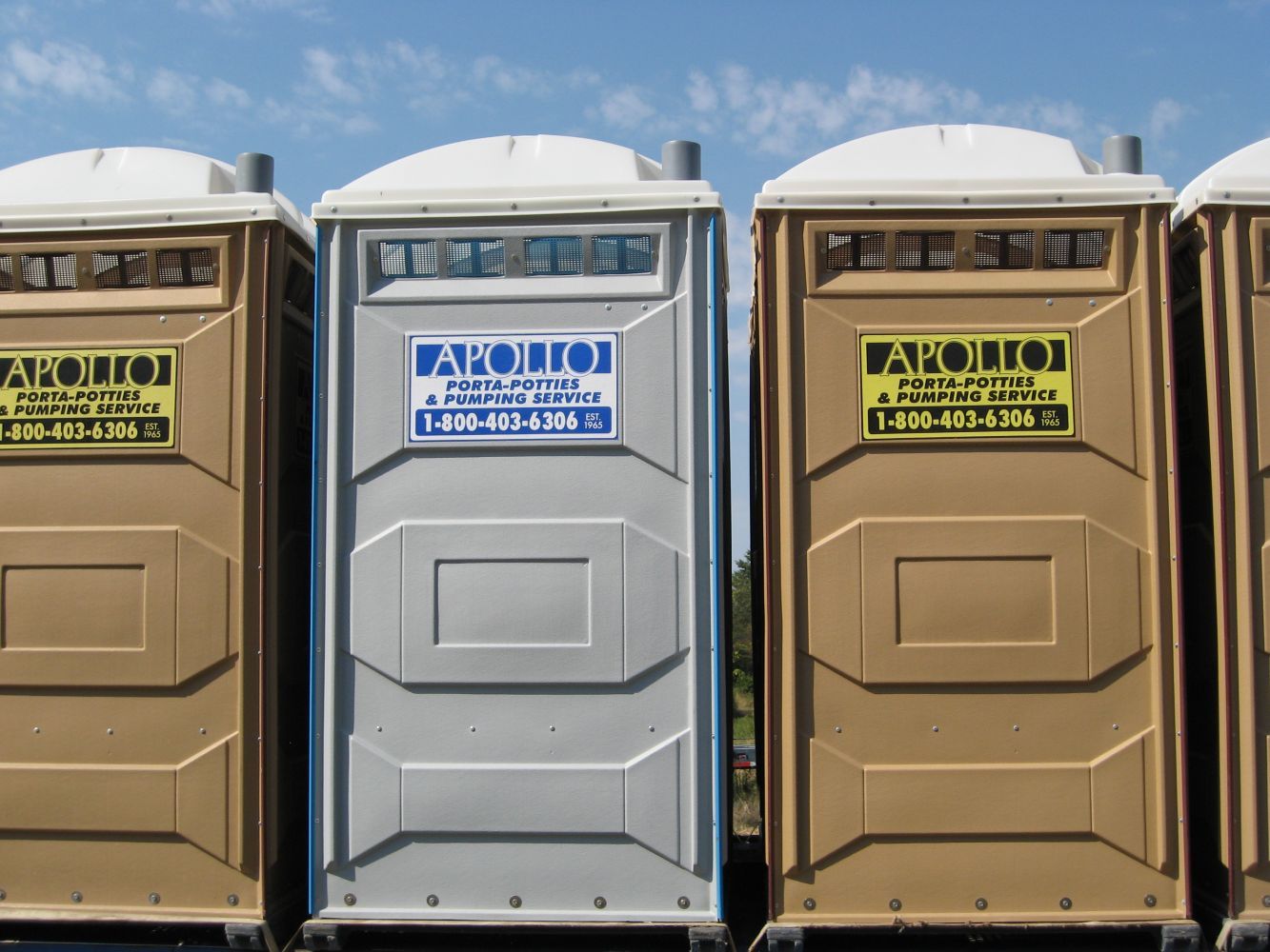 line of portable toilet rentals in Mexico, MO