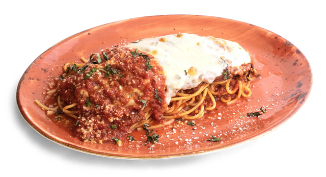 Eggplant Parmesan Pasta