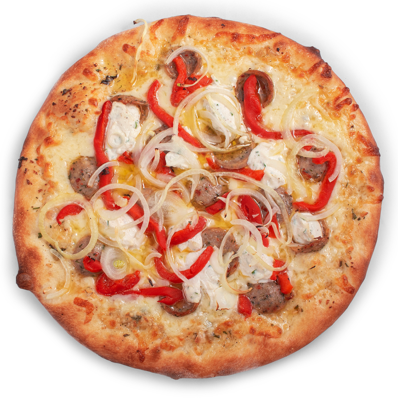 Sausage & Ricotta New York Pizza