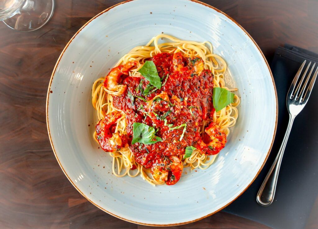 Shrimp Fra Diavlo Pasta from Russo's