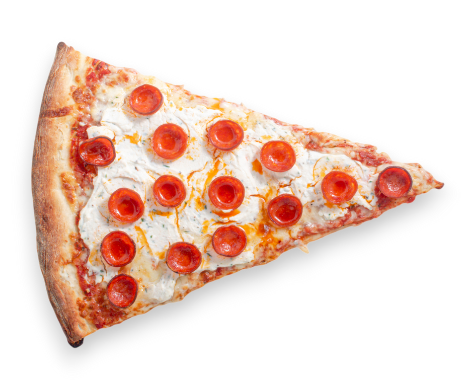 old world pepperoni Slice