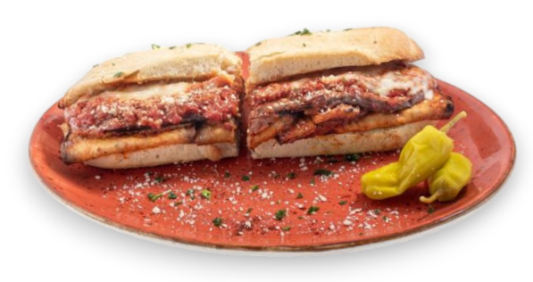 Eggplant Parmesan Sandwich