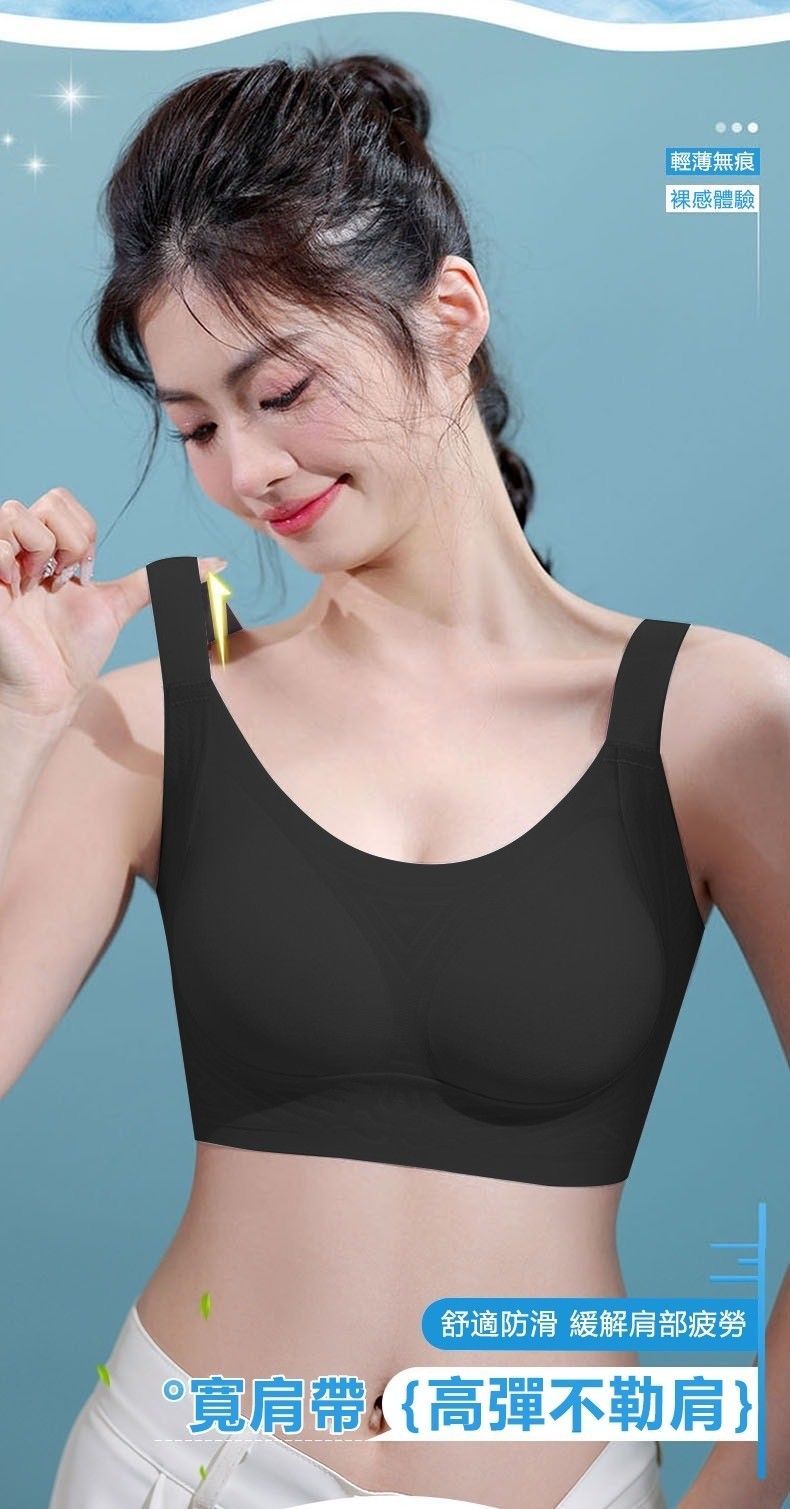重工調整型無鋼圈推薦 無鋼圈入門款 穿起來就像穿鋼圈內衣的機能 脂肪肉肉比較多選這款X現貨X一件免運X 包覆收肉調整型無鋼圈推薦 黑科技冰感無痕無鋼圈內衣 選2件只要1000元