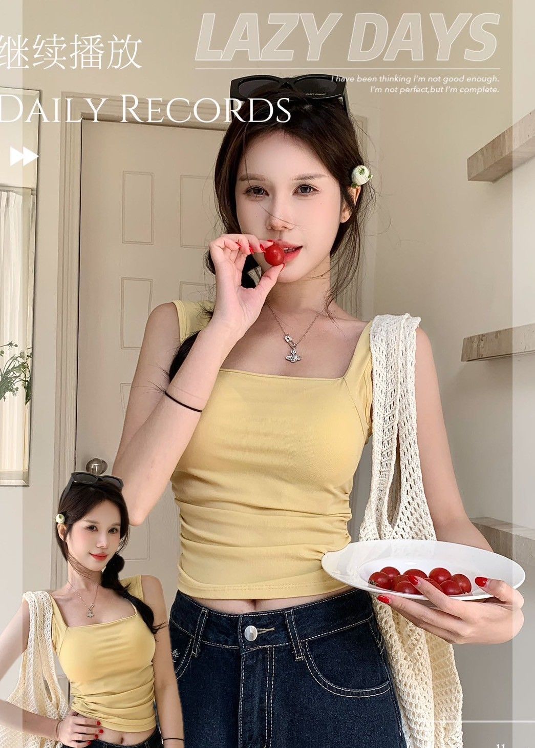 X現貨X一件免運X 免穿內衣系列 寬肩帶側抓皺方領背心-7色