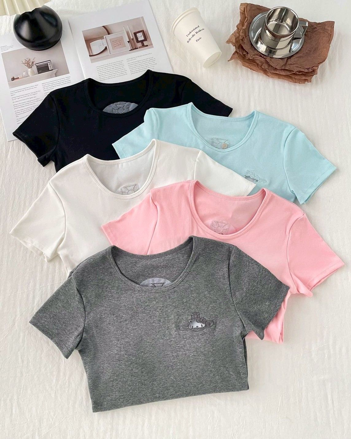 X現貨X一件免運X 免穿內衣系列 超可愛簍空貓咪上衣-5色