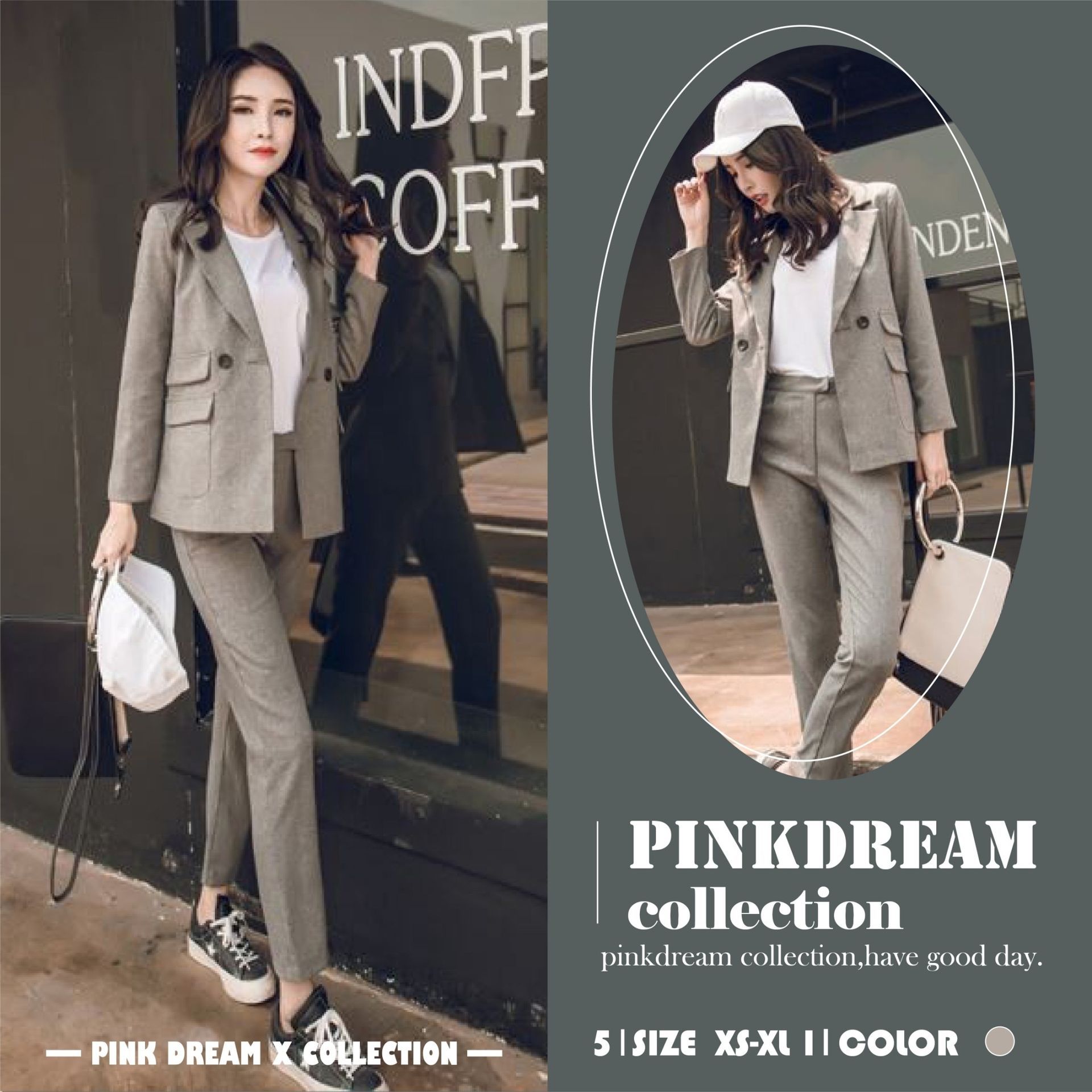 X現貨X一件免運X 韓系雙口袋挺版西裝套裝