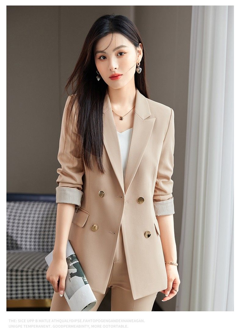 X現貨X一件免運X 高級簡約設計收腰西裝外套-2色