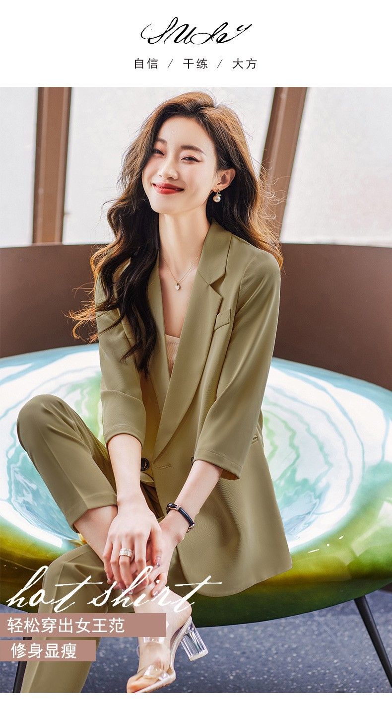 X現貨X一件免運X 夏天也能穿 薄款透氣西裝外套-2色