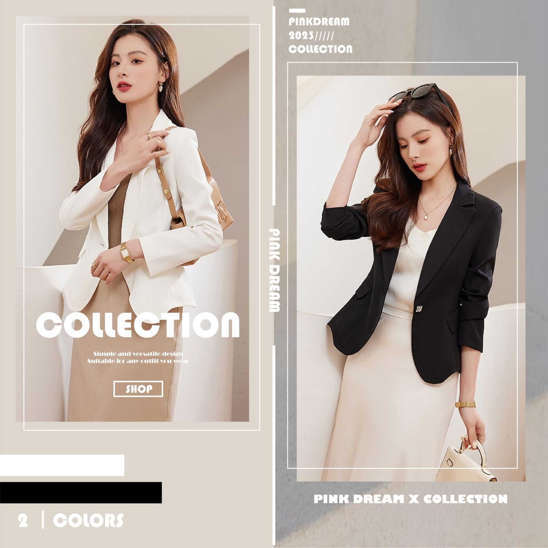 X現貨X一件免運X 顯瘦顯腰身必備 不規則下擺設計款西裝外套-2色