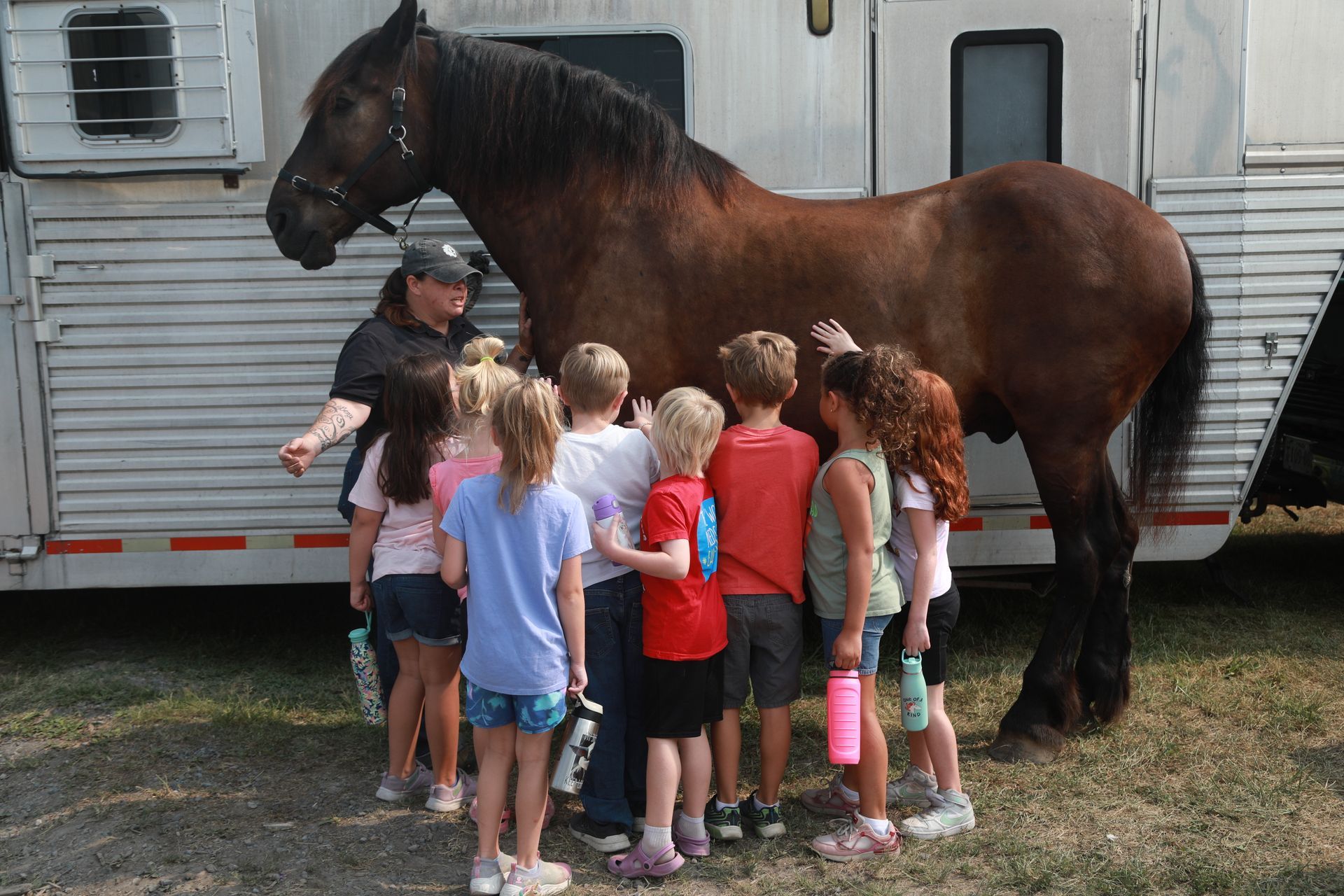 Kids With Horse