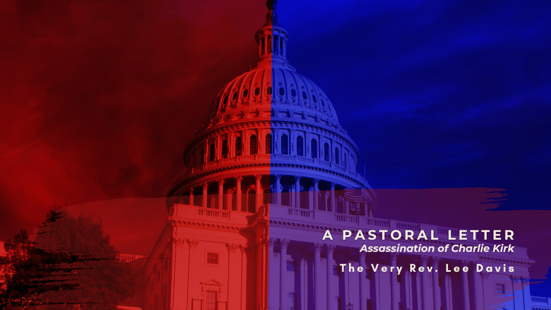 Capital Building Red and Blue