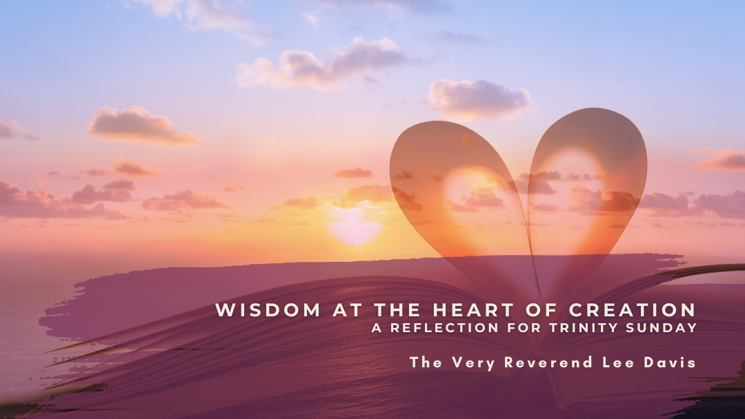 Heart and image of sunset