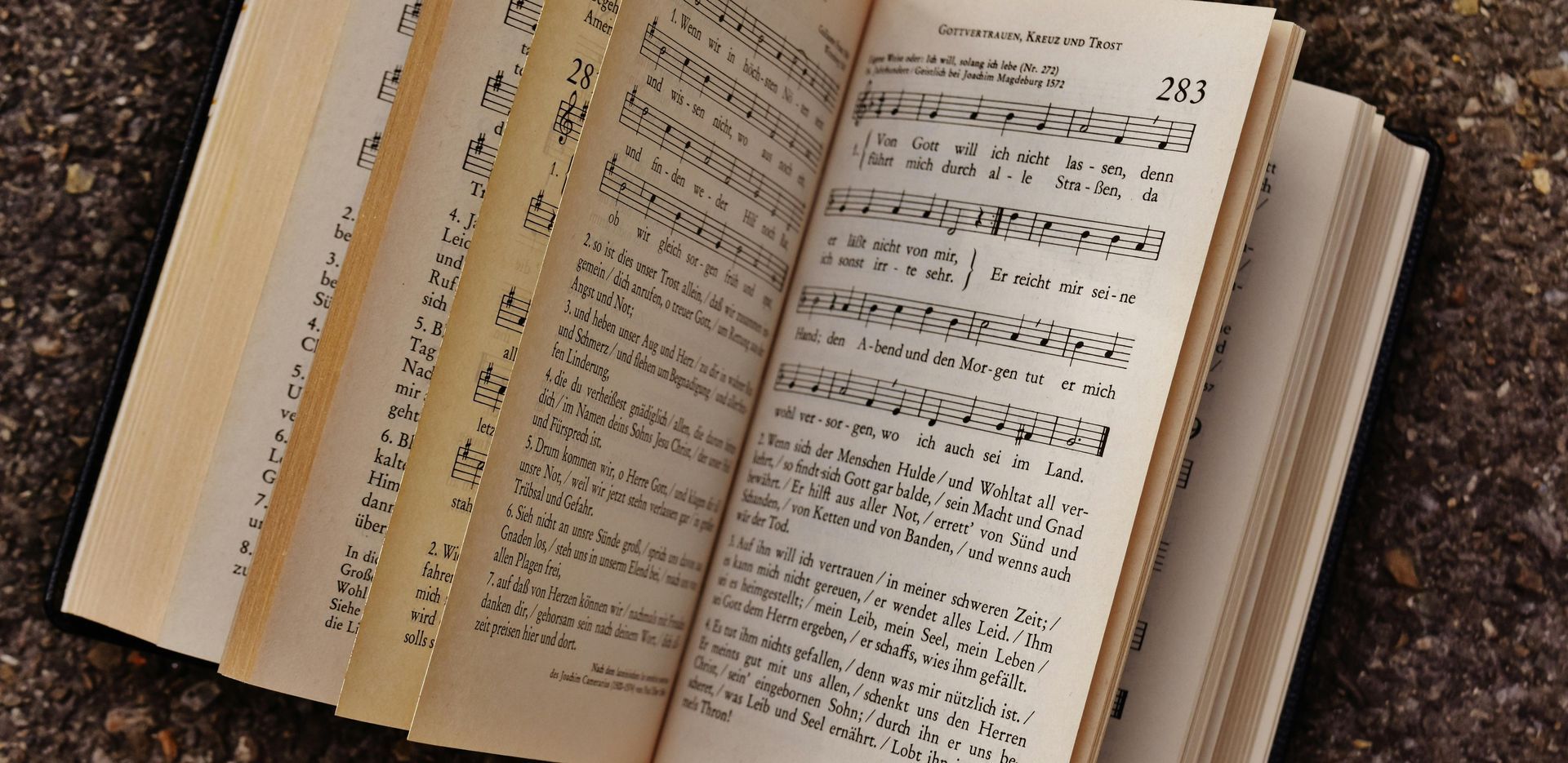 open hymnal