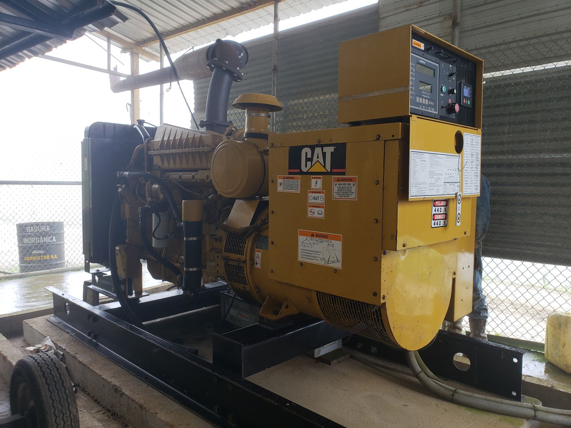 Sistema hidráulico para generadores y compresores