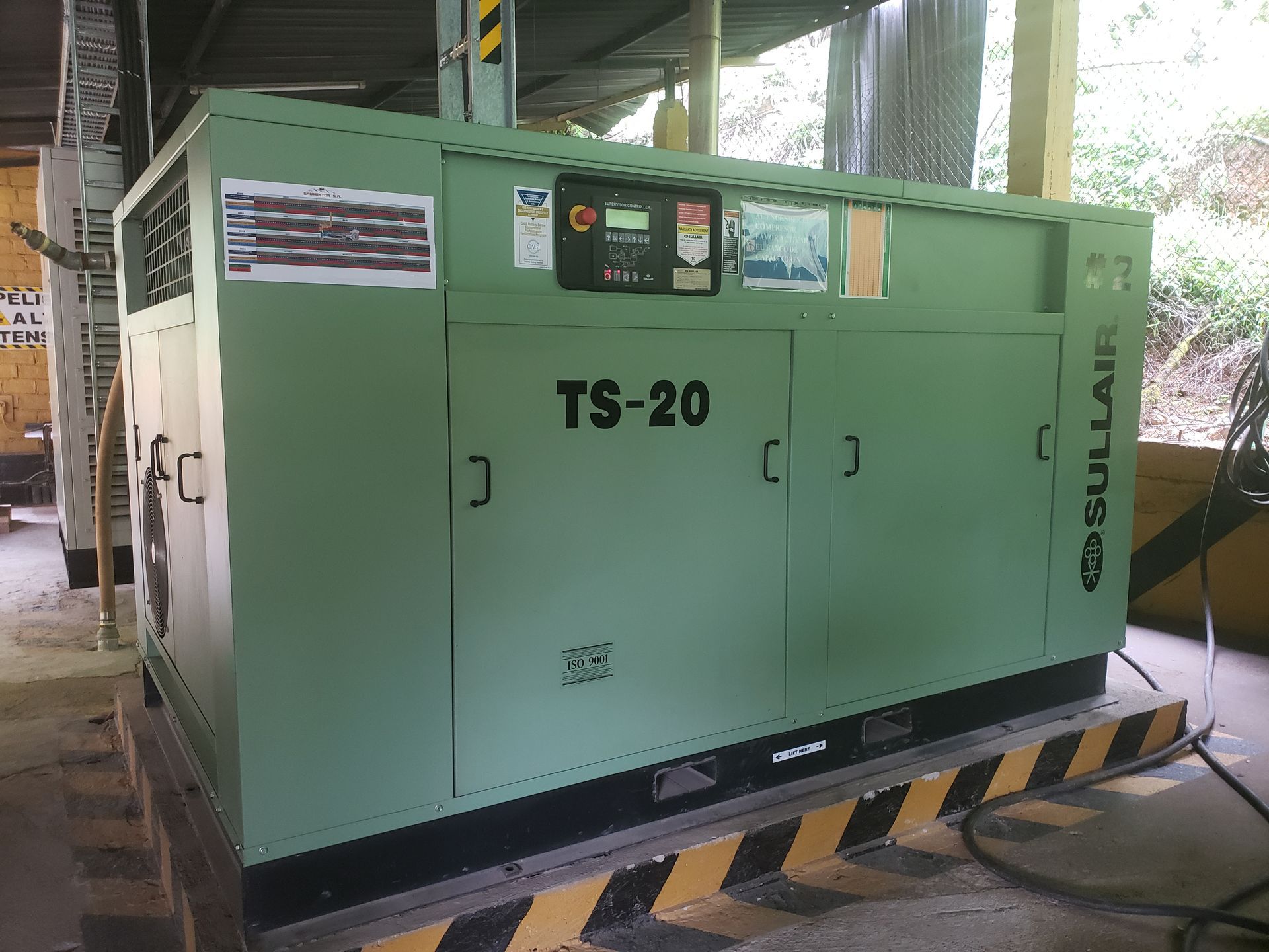 Sistema hidráulico para generadores y compresores