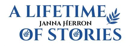 The logo for a lifetime of stories by anna herron