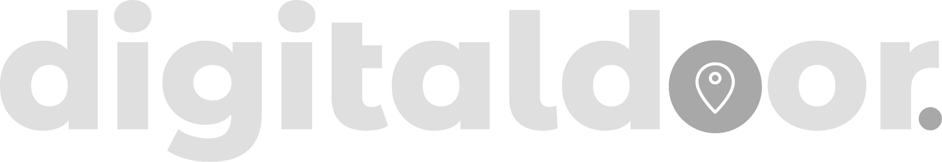 The word digitaldoor is written in black and white on a white background.