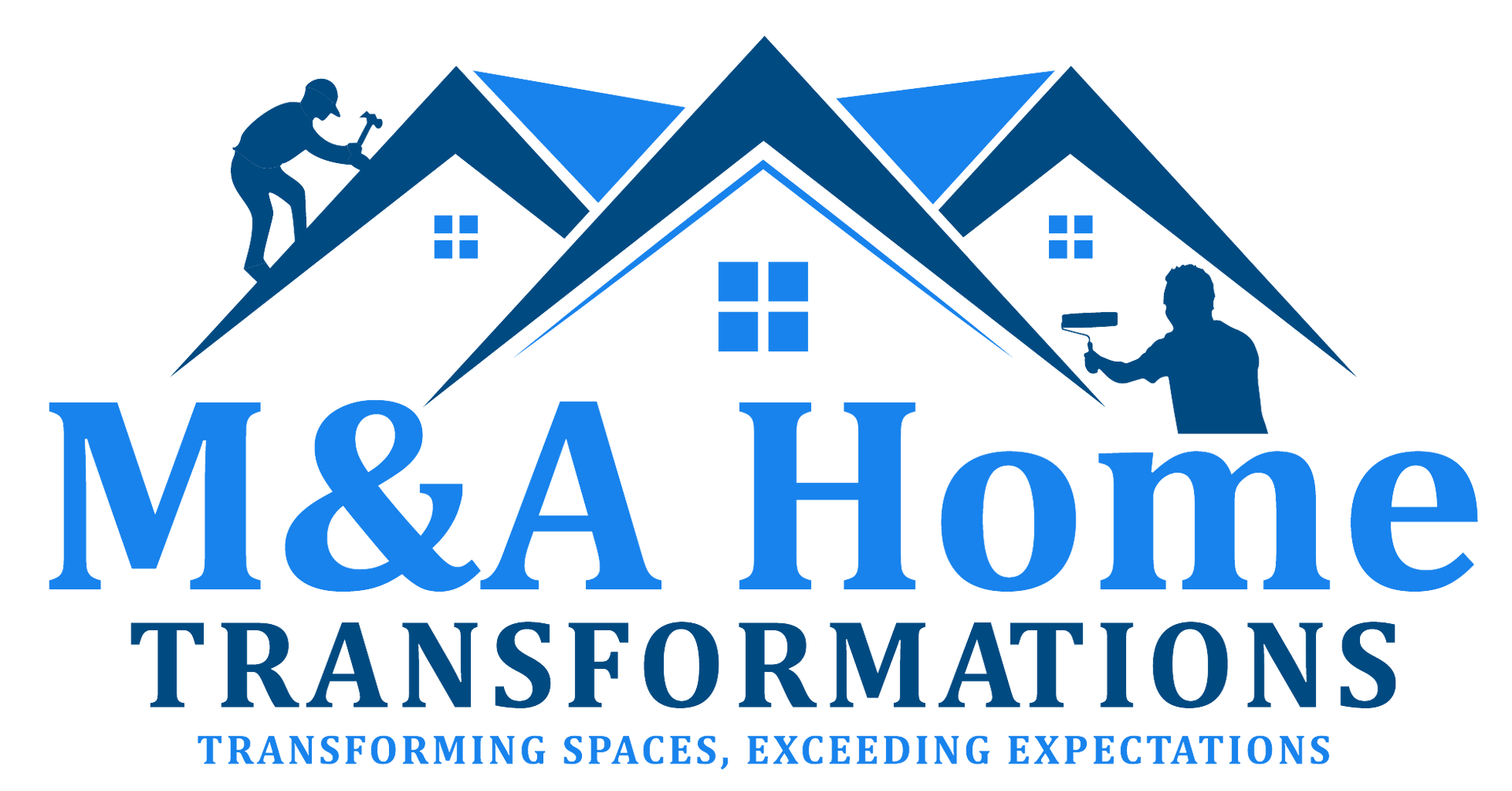 The logo for m & a home transformations llc