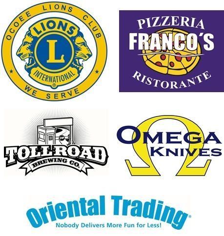 Logos for lions club franco 's pizzeria omega knives and oriental trading