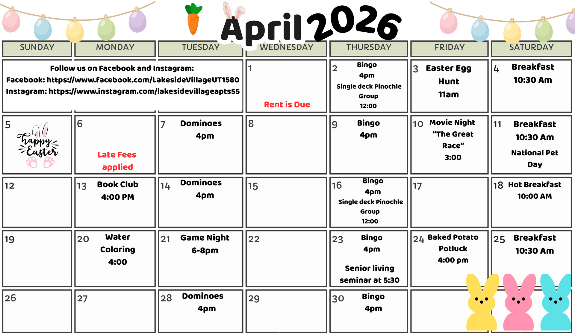 April 2026 calendar for 