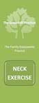Image of cover for neck exercise leaflet
