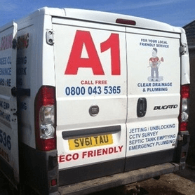 A1 Clear Drainage and Plumbing Solutions Ltd vehicle
