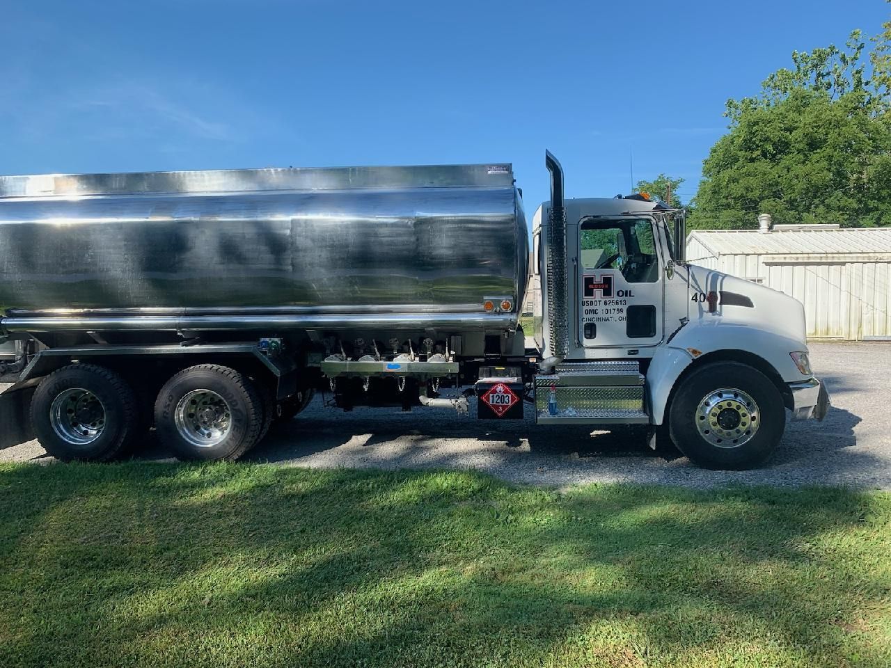 Diesel Exhaust Fluid — Full Tank at Gasoline Station in Amelia, OH