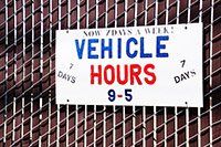 Vehicle Storage Unit — Vehicle Lot Sign Space in Alameda, CA 