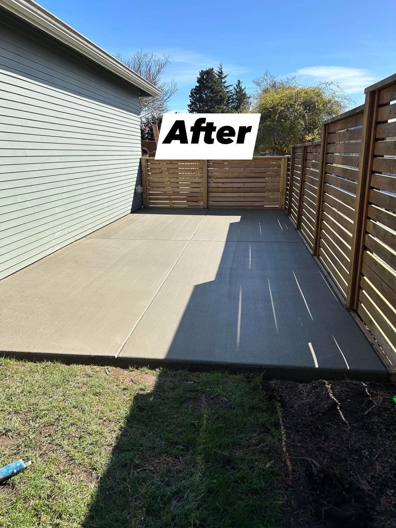 SEATTLE CONCRETE PAD PROJECT - After
