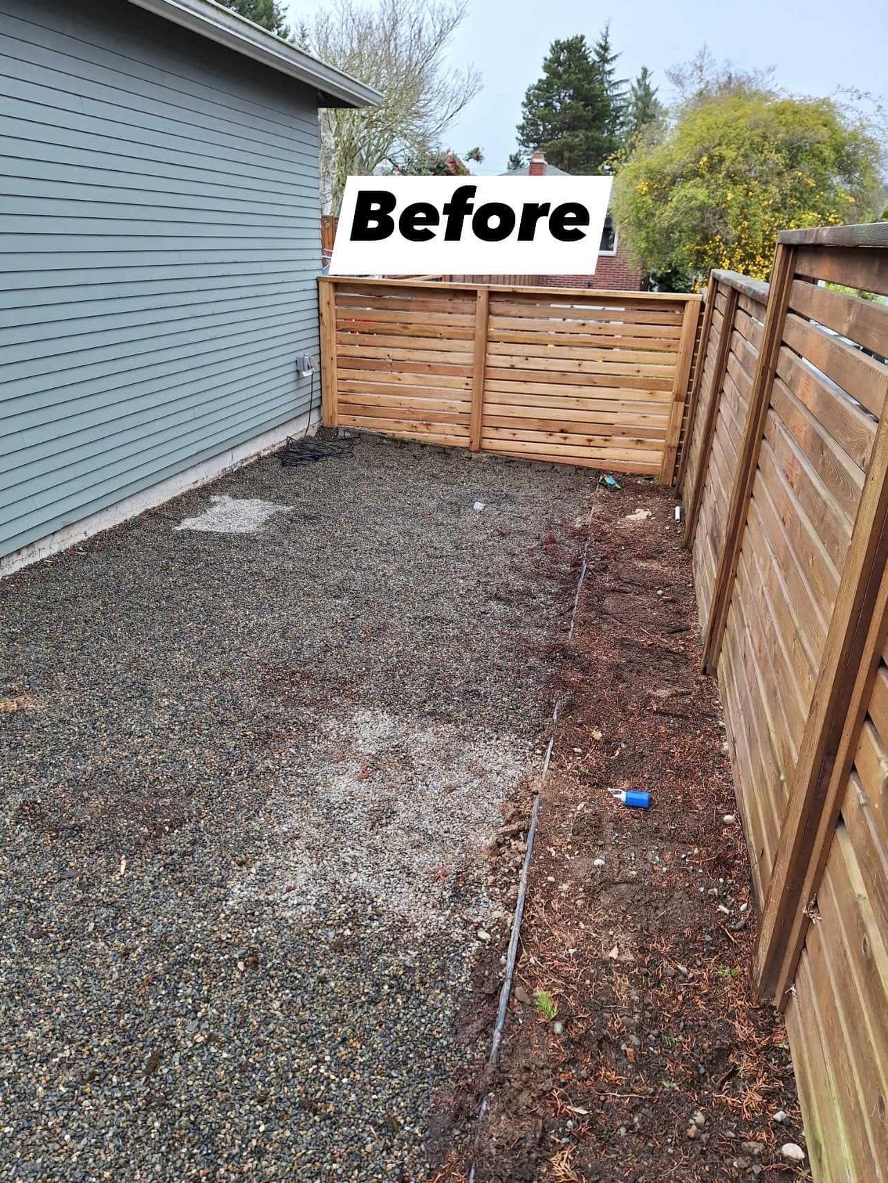 SEATTLE CONCRETE PAD PROJECT - Before
