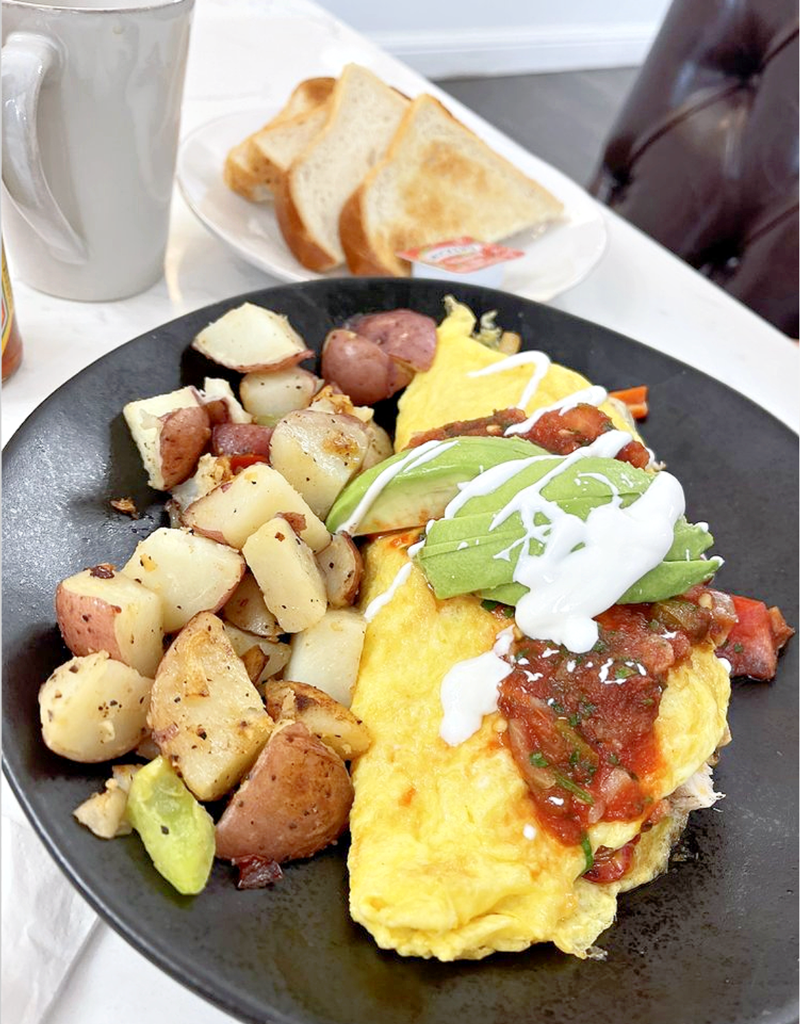 Chicken Fajita Omelette