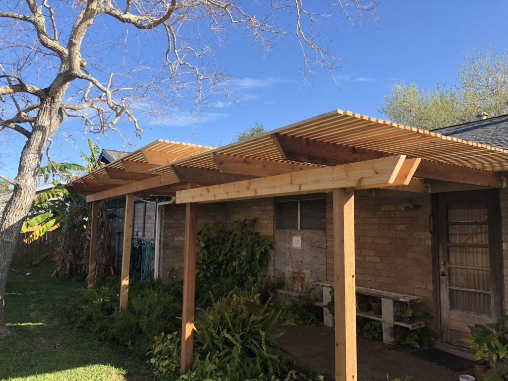 Patio Wooden Roof — Gregory, TX — Berryman Roofing