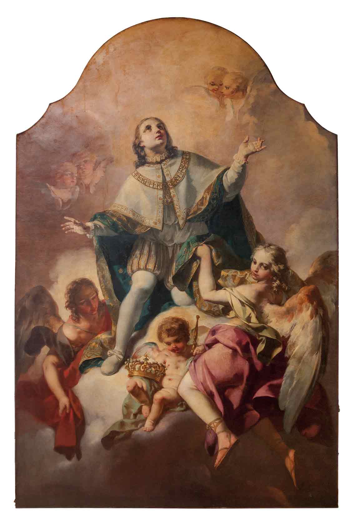 affreschi di Corrado Giaquinto dopo il restauro
