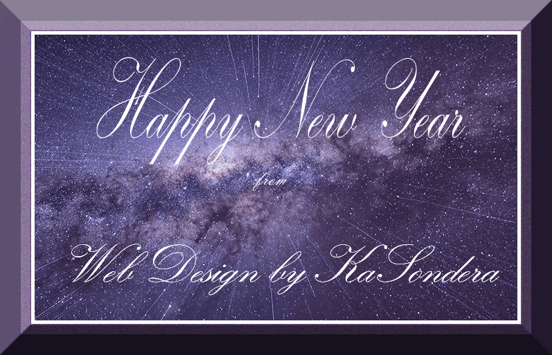 Happy New  Year from Web Design by KaSondera