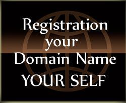 Register a domain name yourself