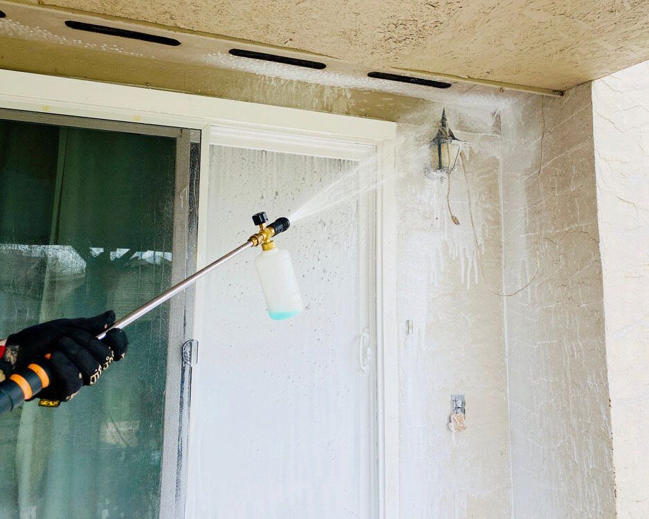 Revitalising an Outdoor Lamp through Professional Pressure Washing Services - Comprehensive Cleaning Services in Ballina