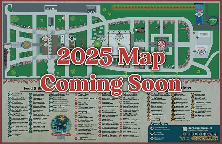 Festival map with text 