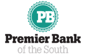 The logo for the premier bank of the south