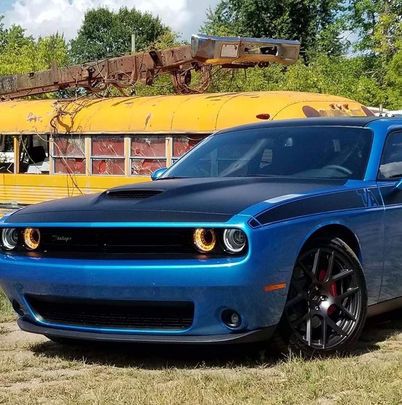 Dodge Challenger 2019 after Paint Correction Stage 2 at Fast Lane Detailing