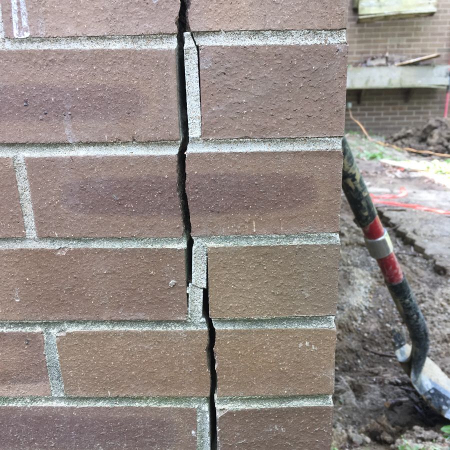 Cracked foundation in need of foundation repair