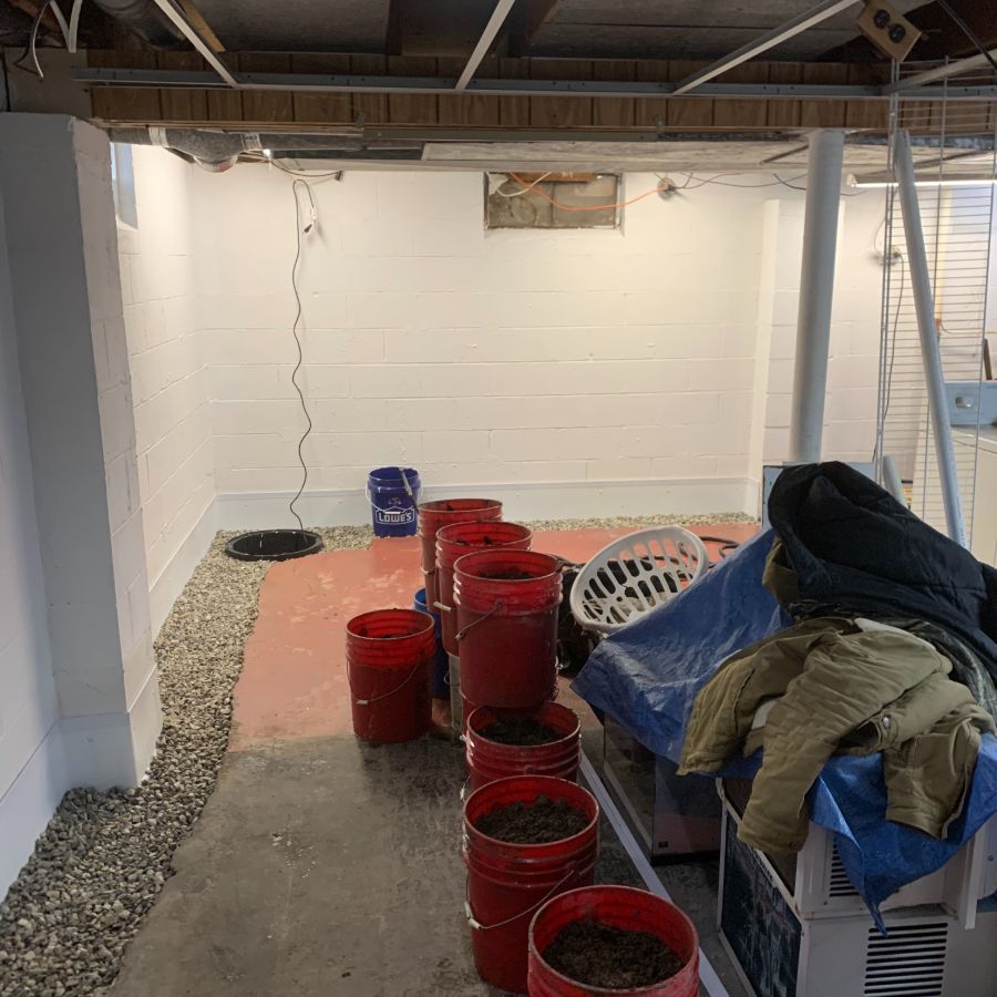 Waterproofing done by our French drain contractor