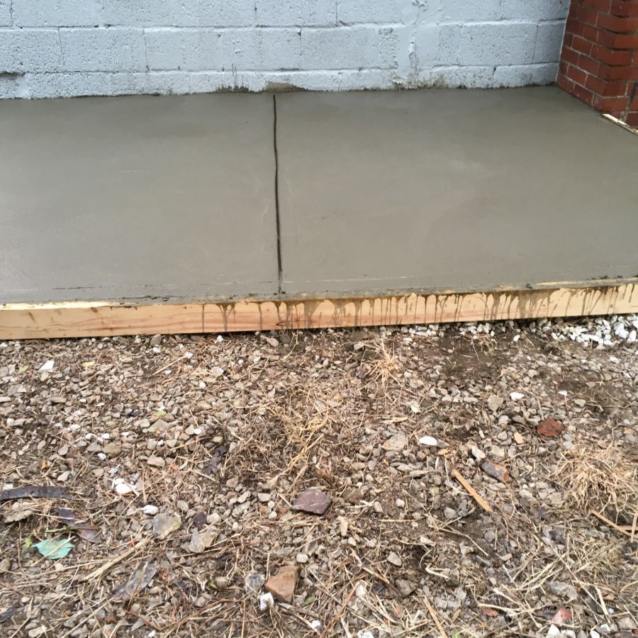 Project worked on by our French drain contractor