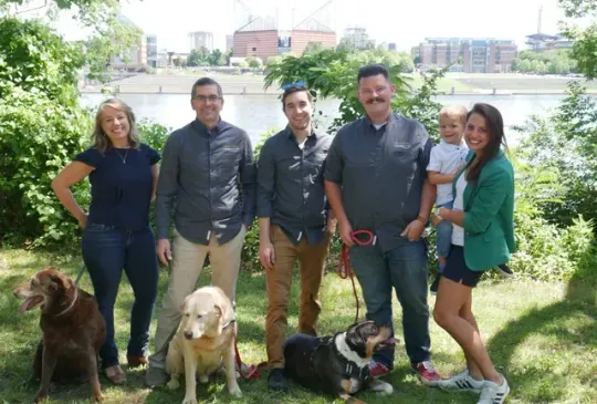 A picture of the River Valley Blinds team in Chattanooga, TN