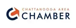 The chattanooga area chamber logo is shown on a white background.