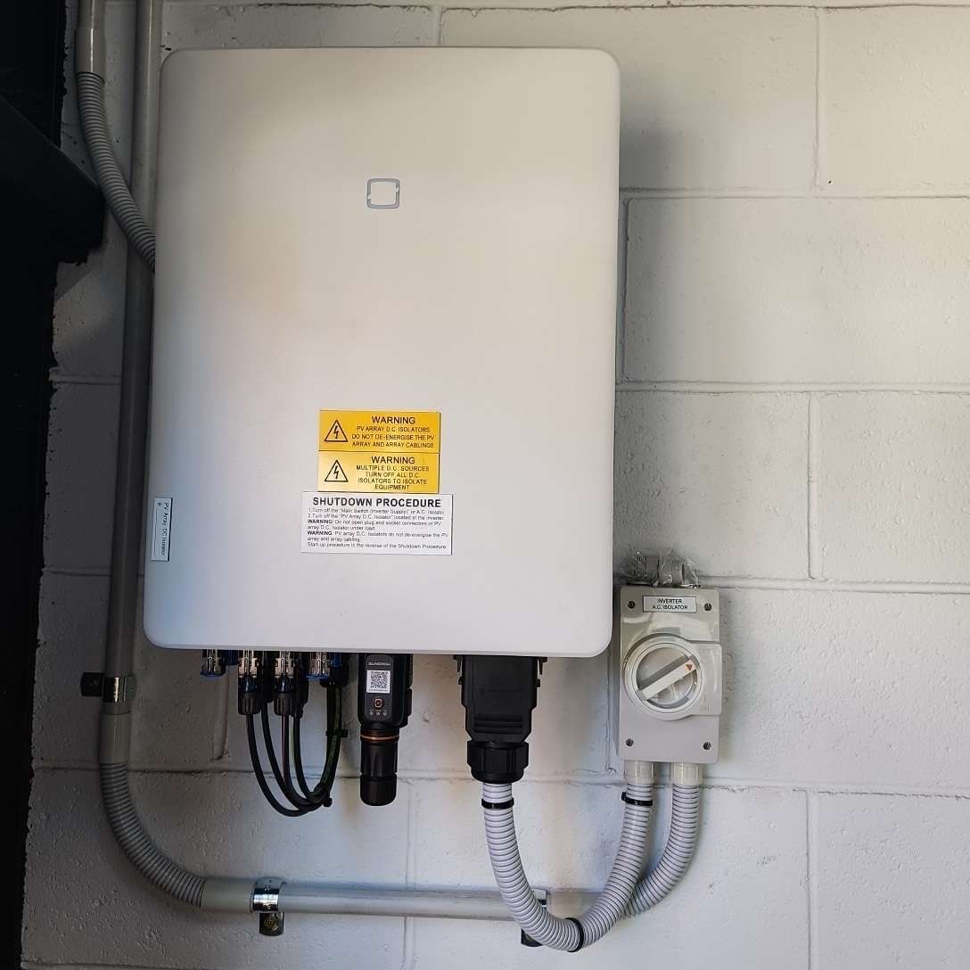 Solar Battery mounted on a wall — Innovo Electrical & Solar In Thebarton, SA