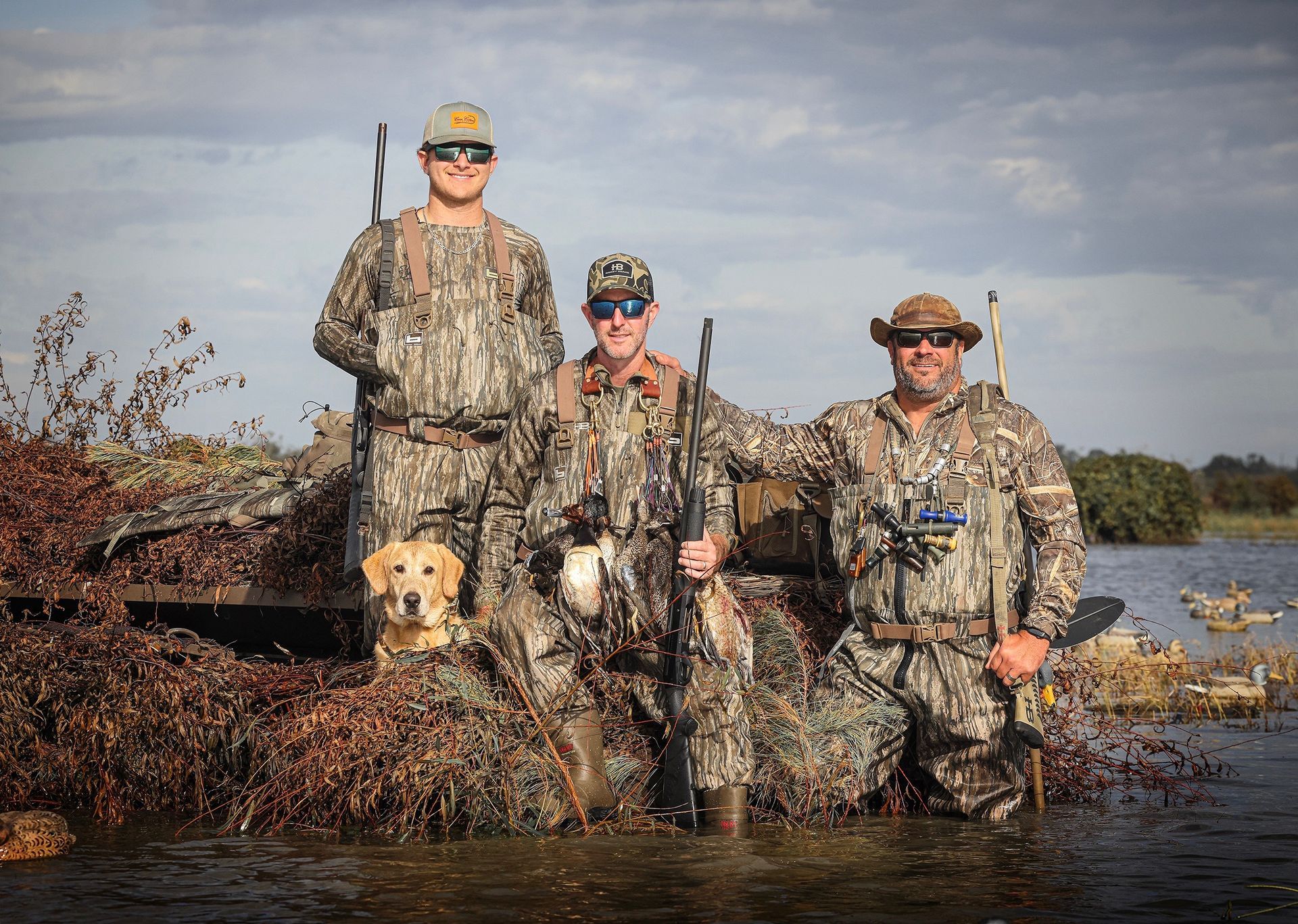 group Louisiana hunting lodge