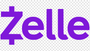 Purple Zelle logo on a transparent background