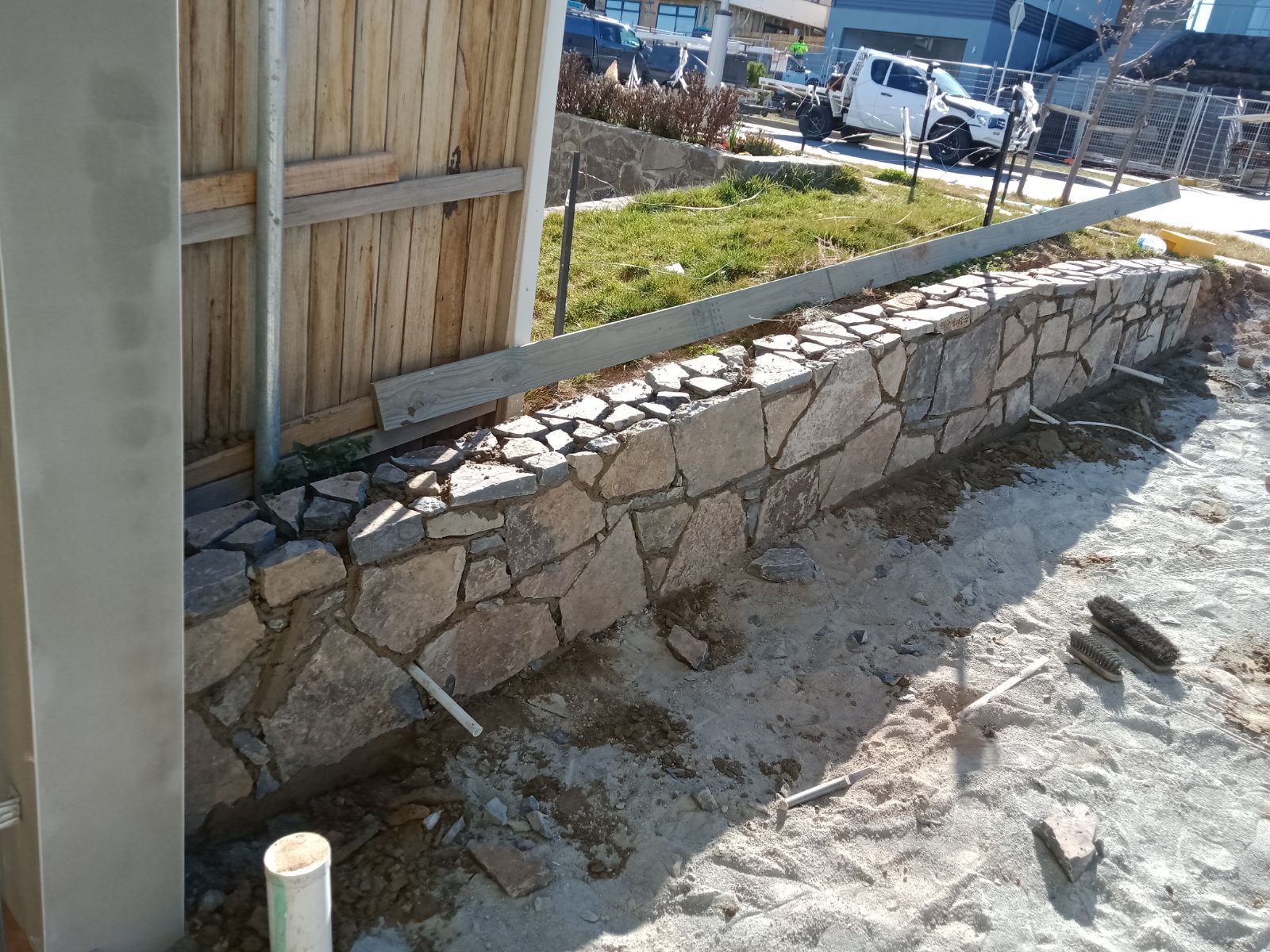 Stone Wall — Queanbeyan East, NSW — Traditional Stone Structures
