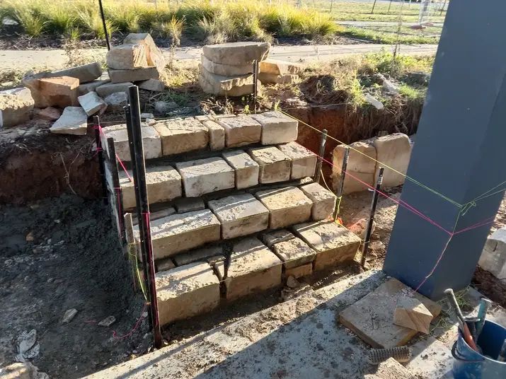 Concrete Stairs Installation — Queanbeyan East, NSW — Traditional Stone Structures