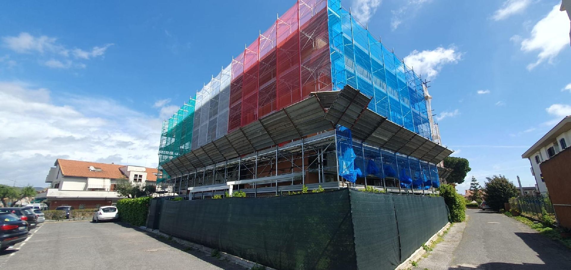 ponteggi per facciate Roma Fiumicino